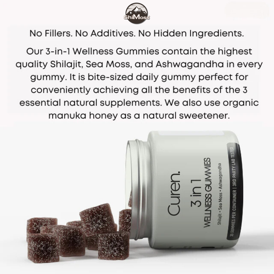 ShiMoss® Curen 3-in-1 Wellness Gummies